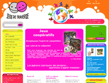 Tablet Screenshot of jeux-de-traverse.com